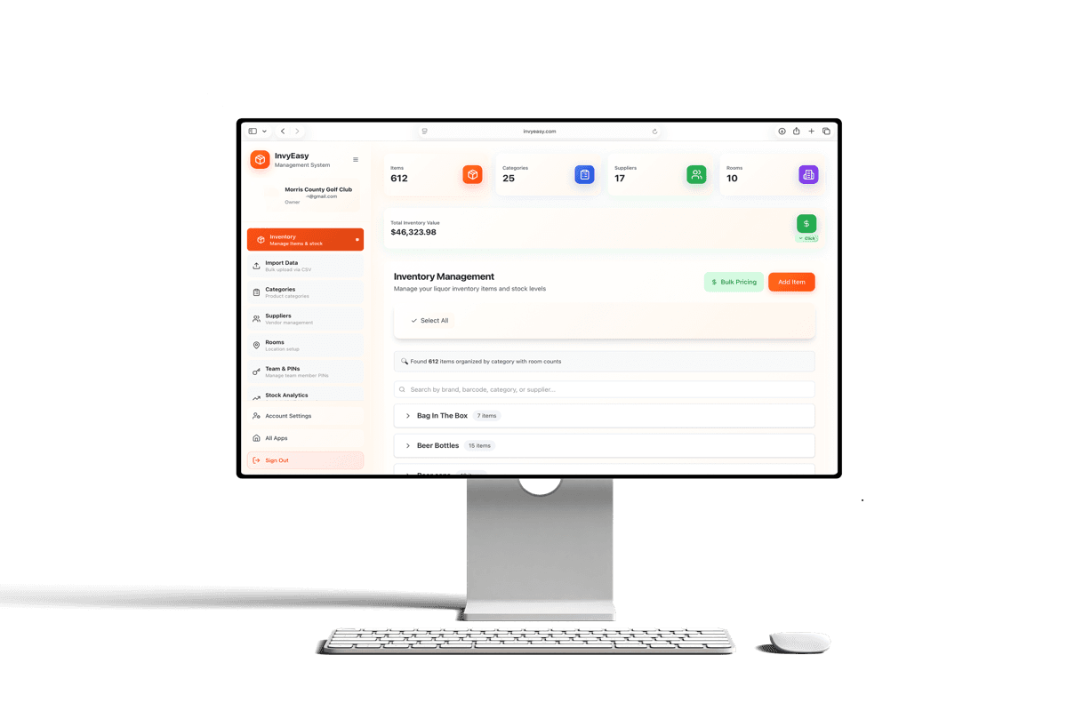 InvyEasy Dashboard